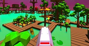 Brutal yet vibrant FPS Polygod hits Switch and Xbox next month