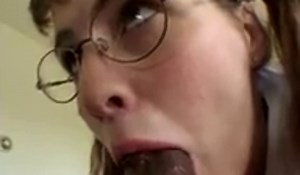 ugly hairy teen with glasses takes bbc