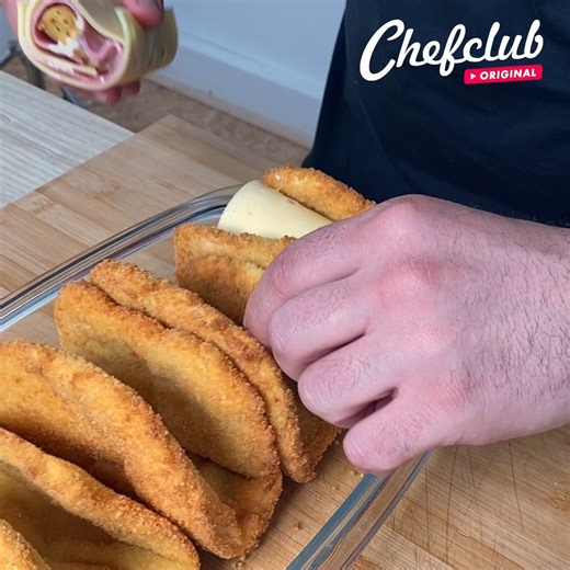 22K views · 453 reactions | Tacos de pollo empanado! Concha crujiente con relleno de queso y jamón 燎  | Chefclub México | Facebook