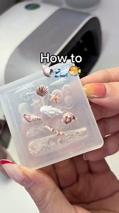 Making 3D Shells 🐚 @summer nails london #nail #nailinspo #nails #nailstrend #nailextensions | Limegirl Nails