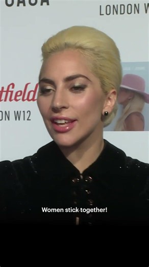 Lady Gaga compliments reporter's dress
