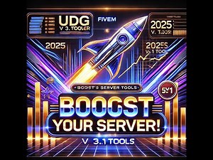 Boost Your FiveM Server Fast with UDG V 3.5 Tools | 2025 Top Growth Solution 🚀