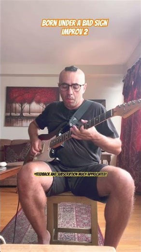Born Under a Bad Sign Improv 2 #albertking #srv #jimihendrix #davidgilmour #guitarimprovisation