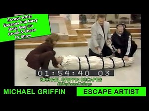 Escape Artist Escapes Full Navy Body Bag On Crook & Chase TV Show