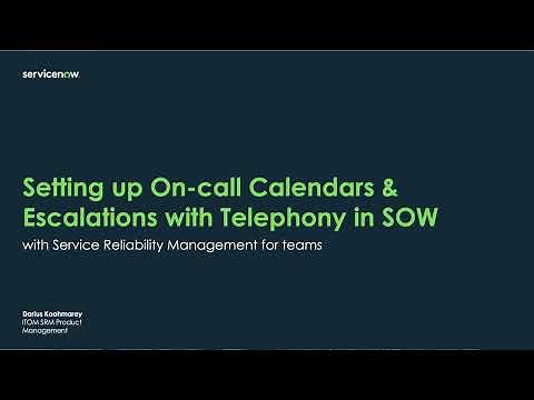 ServiceNow On-call Scheduling in Service Operations Workspace Setup Demo (With Twilio)