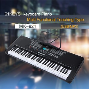 [Hot Item] Beginner Piano Keyboard 61 Keys Musical Toys for Kids Adults Portable Piano with Microphone Music Educational Toy Electronic Keyboards Electric Organ