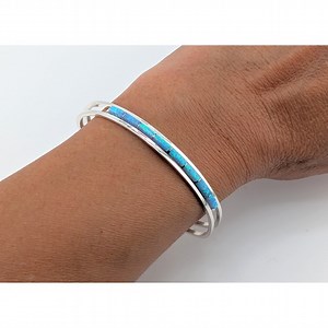 Zuni Cuff Bracelet Sterling Silver Genuine Native American Jewelry sz 6.5 ***