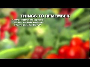 WIC accepting fruit and vegetable vouchers