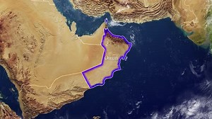 Oman Map 2D