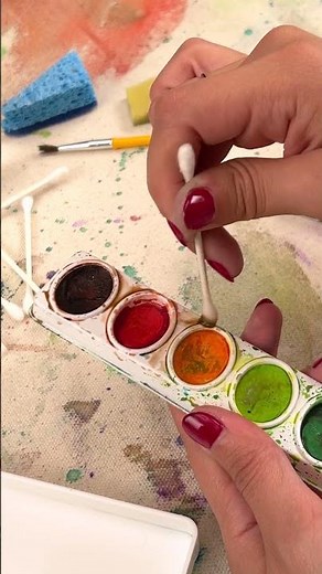 Cleaning a Crayola Paint Palette #ASMR #Cleaning #Crayola