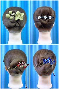 132K views · 1.9K reactions | Gorgeous Bun Hairstyles and Updo for Girls | DIY Hacks | Facebook
