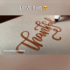 Hand lettering design: 5 stunning examples to inspire you. 😍😉 Credit IG: veronicaletters https://goo.gl/V3DUJc | Beaux Media