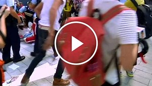 Student demos turn violent