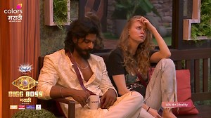176K views · 2.4K reactions | भाऊच्या धक्क्यावर काय घडलं याची इरिना आणि वैभवमध्ये चालू आहे कुजबुज樂 ‘BIGG BOSS मराठी', रात्री 9 वाजता, फक्त कलर्स मराठीवर आणि विनामूल्य JioCinema वर. #ColorsMarathi #BIGGBOSSMarathi #JioCinema #BBM #EPK | Colors Marathi | Facebook