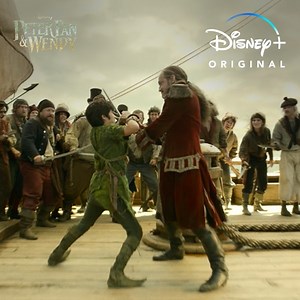 Peter Pan ⚔️ Captain Hook Discover the story of their rivalry in #PeterPanAndWendy, now streaming only on #DisneyPlus. | Disney