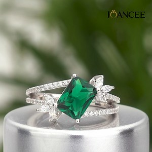 Be unique one with this emerald ring! Shop Nowhttps://t.ly/-c35K | Joancee Jewelry | Facebook