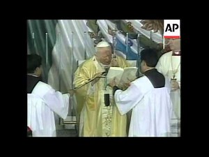 MEXICO: POPE TAKES MASS