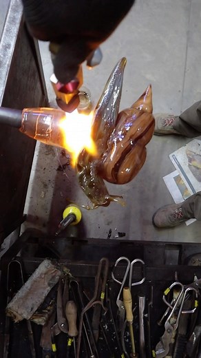 7.4K views · 651 reactions | So we made a giant snail  out of glass  #snailmail | Garmezy Glass | Facebook