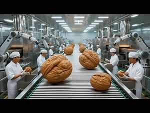 Secrets Inside The Factory: Massive Walnut Processing Super Line Exposed