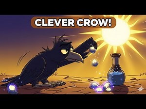 The Thirsty Crow Story in English | Moral Story for Kids & Adults | Never Give Up Lesson
