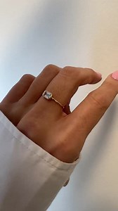 Baguette Ring, Rectangle Ring, Bezel Set Ring, Bezel Set Engagement Ring, Emerald Cut Ring, Gift for Her, Dainty Ring, Minimalist Ring - Etsy