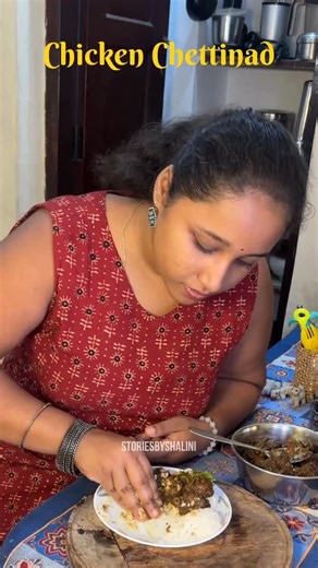 Cooking Chicken Chettinad gets even easier when your spices stay fresh and organised ✨ Thanks to the Pearlpet Masala Box (hello, neat & aromatic masalas!) and the Stainless Steel Airtight Bowls with BPA-free lids perfect for clean marination, prep and serving!🤩 Now let’s get into this flavour-loaded Chettinad recipe! 🔥🍗 Ingredients -chicken 250g -chilly 5 -jeera 1 tsp -coconut 2 tbsp -oil 3 tbsp -pepper 1tsp -coriander seeds 2 tbsp -fennel seeds 1 tsp -elachi 5 -salt -cinnamon 2 small pieces 