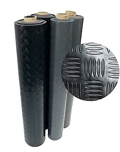 Rubber Cal Diamond-Grip Floor Mat