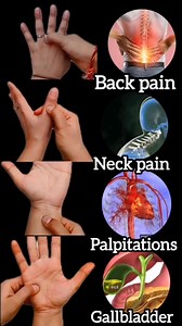 2.8M views · 18K reactions | Accupressure points to get relief from backpain, neck pain, #trendingvideo palpitations, gallbladder #YogaHealing #healingjourney #accupressure #acupressurepoints #trending #trendingreelsvideoviraltodayシ゚viralシfbreels | panchbhootyog | Facebook