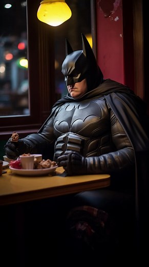 Fat superheroes including Batman, Hulk, Iron Man, Joker, Spider-man, Superman, Thanos, Wonder Woman, Harley Quinn, Cat Woman, and Captain America. | I Eat Crayons