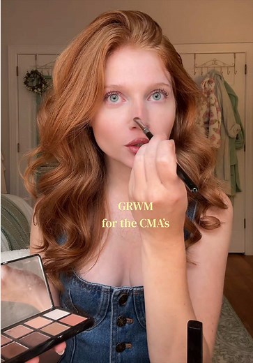 GRWM for the CMA’s: Redhead Pale Skin Makeup Tutorial