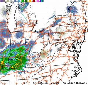 Showers will accompany a cold front across the Upper Ohio Valley Region this morning. Rain amounts will be light - a tenth to quarter inch for most of the area. Radar loop is as of 3 am - updates of the NWS regional mosaic can be checked at: http://go.usa.gov/3eCkJ | US National Weather Service Pittsburgh PA