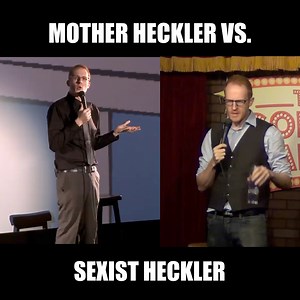 11K views · 325 reactions | Welcome to March Heckleness, a tournament of heckler videos! Make sure you vote which of the two videos you’d like to win (link is on the video). We are currently in the third round. Check in for new match-ups every day! This matchup is Mother heckler freaks out during comedy special (#1) vs. Sexist heckler owned by comedian (#8). What’s your favorite? | Steve Hofstetter | Facebook
