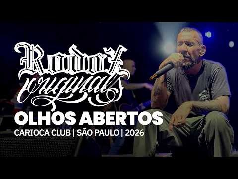 RODOX | Originals Tour | Olhos Abertos | São Paulo 2026 | 4K Vídeo #Rodox