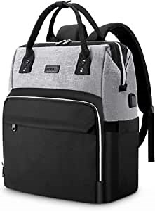 HOMIEE Travel Laptop Backpack for Men Women, Business Computer Backpack with USB Port, Anti Theft Backpack Casual Daypack Carry on Bag