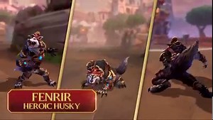 🐶Heroic Husky Fenrir 🐶 🐕Chibi Inu Amaterasu🐕 Be the First to unlock the Heroes of the Wild Battle Pass. | Smite
