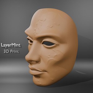3D Printable Human Face Wall Mask Sculpture STL File, Modern Decorative Art, Digital 3D Print Model for Home Wall Decor - Etsy