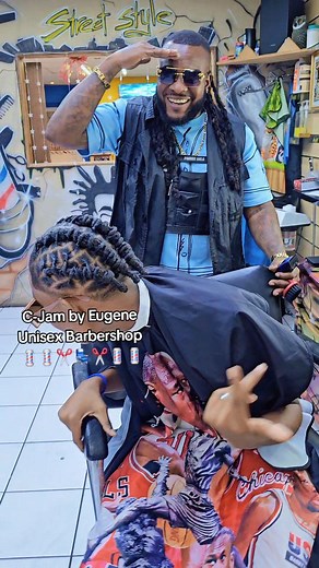 #CjamHustleTeam 💯 Get Your Super Fresh #Haircut & #Locs Done! Walk in or #Call Now 📲;5678053 💺✂️ #haircuts #fade #braids #twist & much more! @cjam.by.eugene.barbershop 💈 | C-Jam by Eugene Unisex Barbershop N.V.