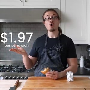 The Cheapest Sandwich Ever (Chopped Cheese) But Cheaper😱 | Joshua Weissman