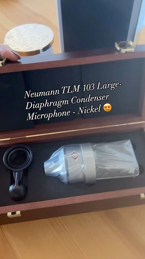 Neumann TLM 103 Large-Diaphragm Condenser Microphone - Nickel RRP : 4337.55 AED Follow - @samma3a #réel #reelsinstagram #reelkarofeelkaro #reelindia #reeltoreel #savy #savyteko #techreels #techhouse #neumann #neumanntlm103 #tlm03 #tlm103 #neumann #microphone #microphones #nickel #nickelandnickel #samma3a #microphones #microphotograph | سماعة تك - Samma3a