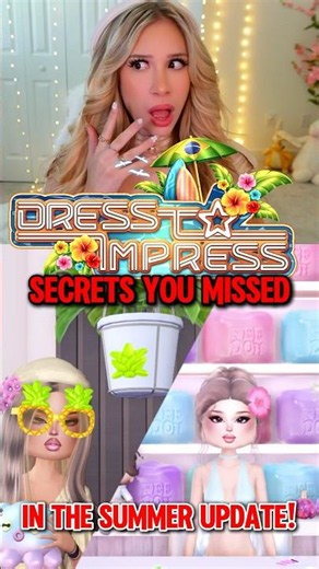 3 “SECRETS” You MISSED in The DRESS TO IMPRESS SUMMER UPDATE! 🤫😱☀️