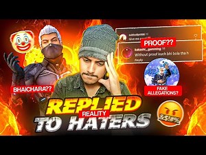 REPLY TO HATERS 🤬 AND G@NDU EXPOSER 🤡| PRASHANT GAMER