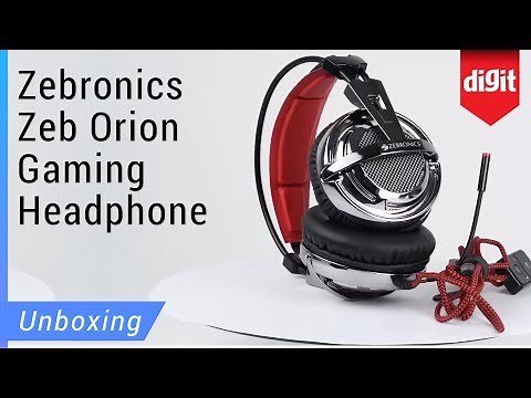 Zebronics Zeb Orion Gaming Headphones with Mic Unboxing