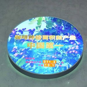 [Hot Item] P 4 Outdoor SMD Double -Sided Round Labeling Round LED Logo Advertising Round LED Display