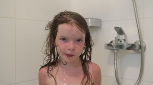 Little Girl Washes Shower Stock Footage Video (100% Royalty-free) 1052173333 | Shutterstock