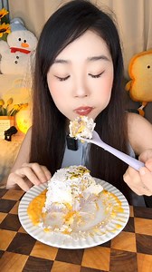 60K views · 1.4K reactions | DESSERT SWEET MUKBANG EAT CREAM CAKE ASMR #asmr #dessert #taropaste #eatingchallenge #eating #mukbang #fruitcake #eatingshow #chinesedessert #deliciousdessert #cakedessert #icecreamdessert | Anmii Mukbang | Facebook