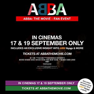 Join the ultimate ABBA party in cinemas on 17 & 19 September! Hop on a flashback journey to the 1970s when disco reigned supreme and ABBA were royalty, with the newly remastered ABBA: The Movie plus exclusive extras. Get your tickets now at abbathemovie.com #ABBAFanEvent | ABBA