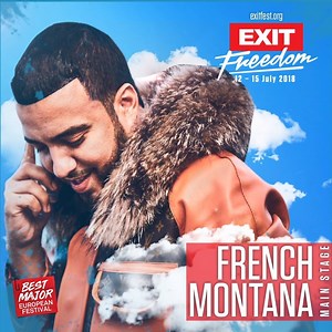 4.2K views · 36 reactions | With three BET awards, two Grammy and three Billboard noms, he already secured his place in rap’s hall of fame! ️ Jedan od najtraženijih repera French Montana, stiže na EXIT festival u petak, 13. jula! ️ #EXIT2018 will be unforgettable: www.exitfest.org  | Exit Festival | Facebook