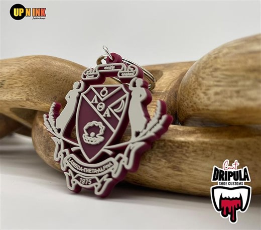 Lambda Theta Alpha Keychain Latin Sorority Inc PVC Shield 1975 Gift for Her Crossing Paraphernalia - Etsy