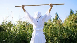 Think you have what it takes to be a Yamabushi monk? In a ritual that simulates death and rebirth, the Japanese monks hike up a mountain, take a pounding from a waterfall and jump over fire. https://greatbig.is/33wG7pR | Great Big Story