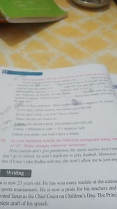 In your notebook rewrite the following paragraph using 'unless'... | Filo